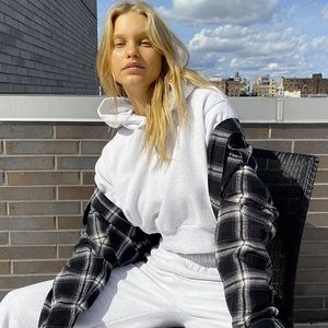 TNA Cozy Fleece Perfect Shrunken Hoodie